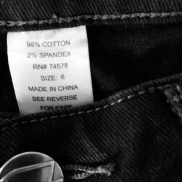 Cache Premium Black Studded Jeans size 6 - Picture 5 of 6